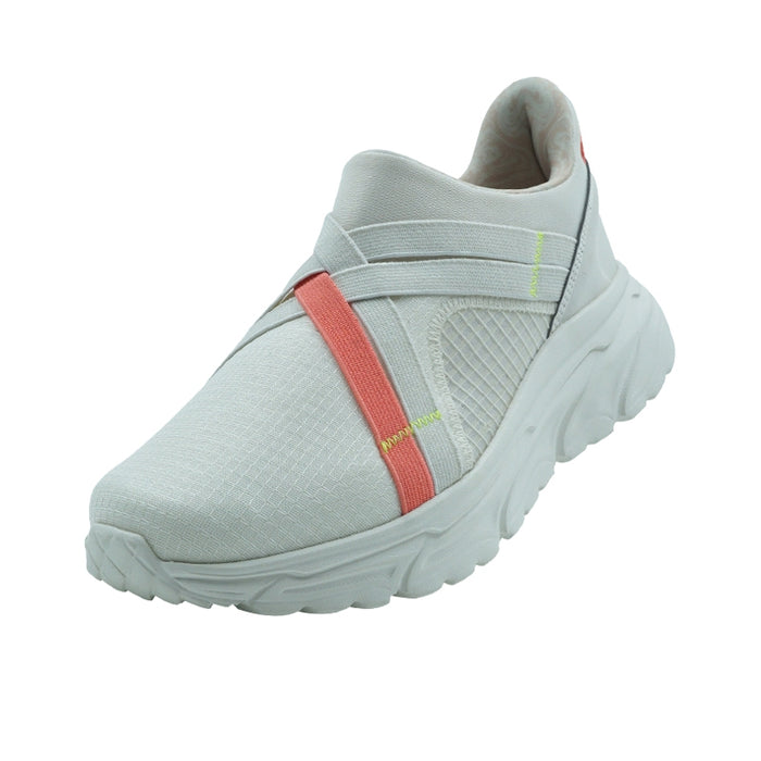 IU White/Red Slip-On Wanita