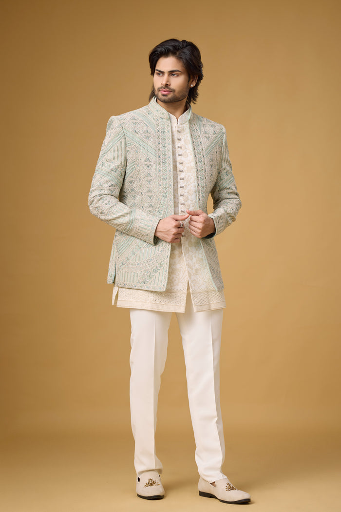 Ivory Royale day wedding outfit for men
