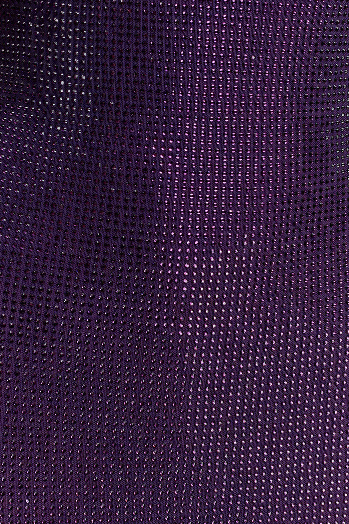 Jasmyn Hot Fix Maxi Dress With Mesh Back - Purple