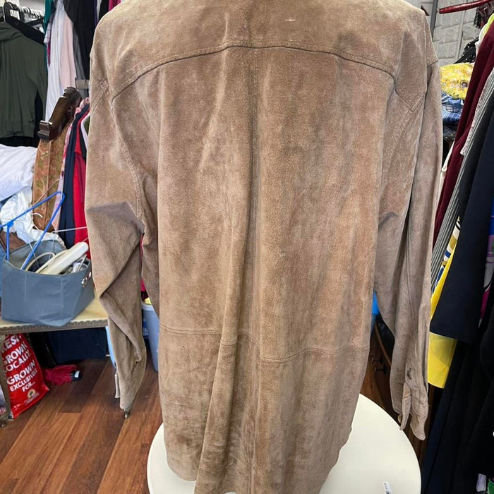 Jones new york tan suede jacket