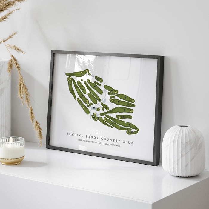 Jumping Brook Country Club | Golf Course Map | On Table
