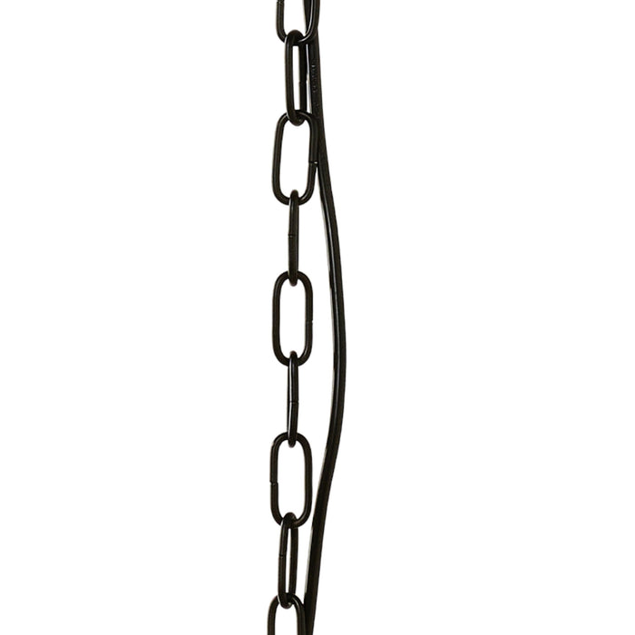 Karter 3 Light Cube Pendant Black 30x61cm