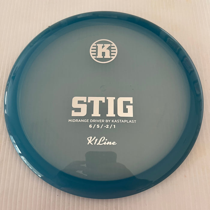 Clear Blue/Silver Stamp/173g