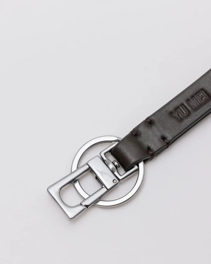 Key Fob | Black Olive Lambskin