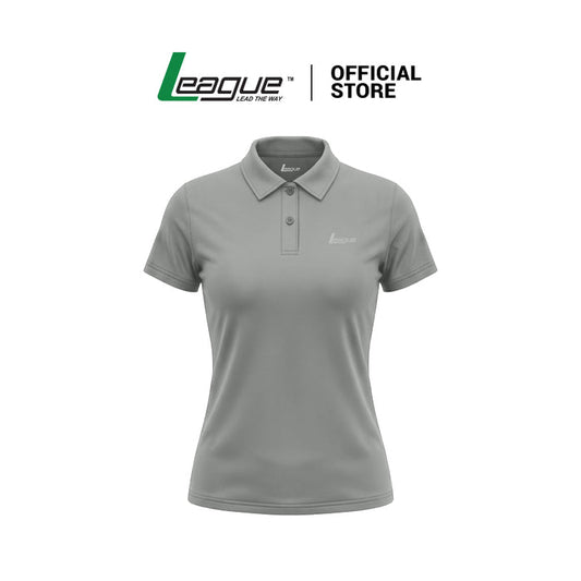 Khansa Grey Polo Shirt Women