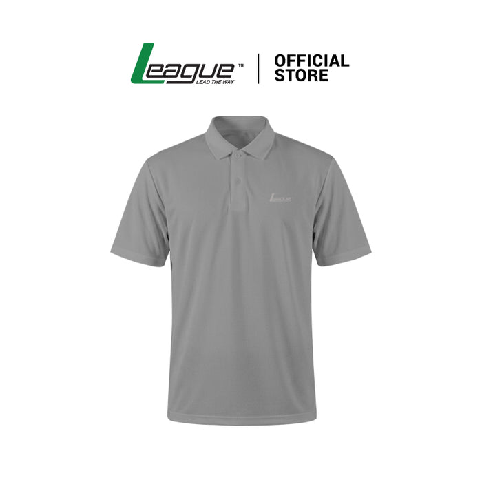 Khansa Grey/Grey Training Polo Shirt Pria