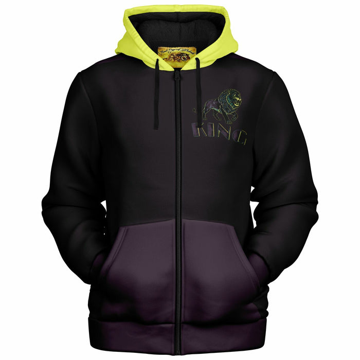 KING 01-01 Men's Designer Microfleece Zip Hoodie