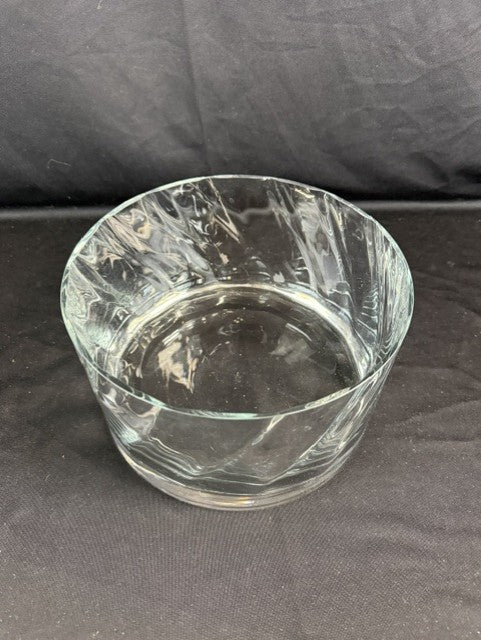 Krosno Swirl Glass Decorative Bowl