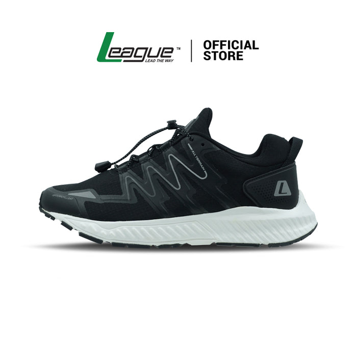 Kumo 2 Black/White Sepatu Lari Pria