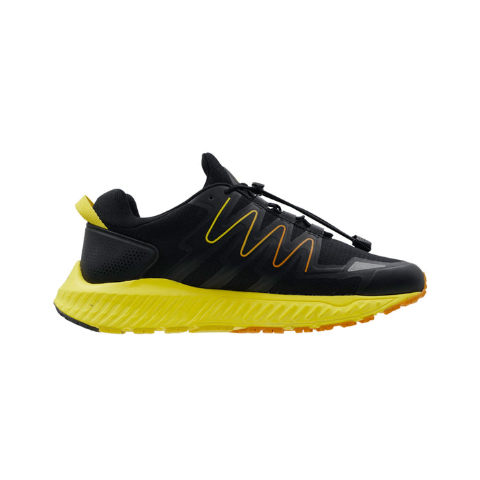 KUMO 2 Black/Yellow Sepatu Lari Pria