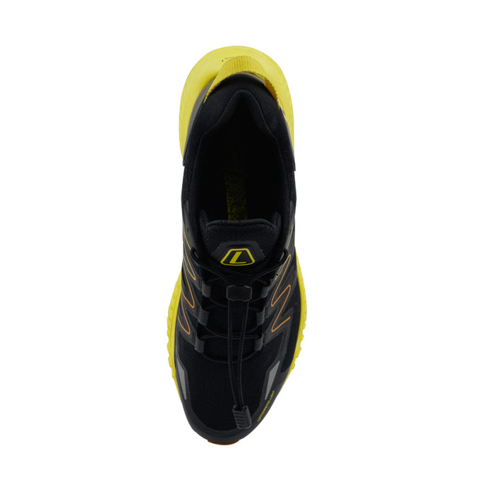 KUMO 2 Black/Yellow Sepatu Lari Pria