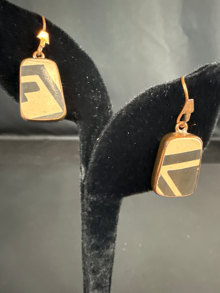 Lapidaria Barrera Mata Ortiz Pottery Shard Earrings