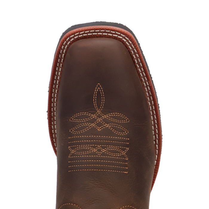 Laredo Men's Trailblazer Western Boot in Brown/Hunter Green