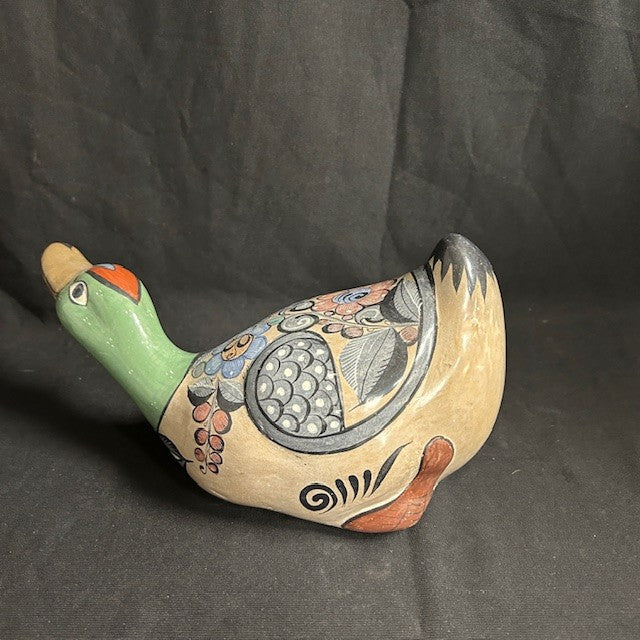 Large Tonala Art Pottery Mallard