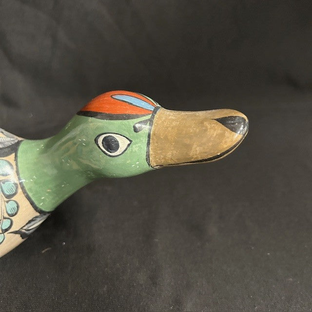 Large Tonala Art Pottery Mallard