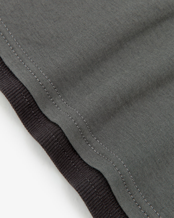 Layered Racer Tank - Charcoal