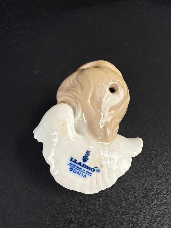 Lladro "Angel's Head" Seraph Cherub Wall Mount