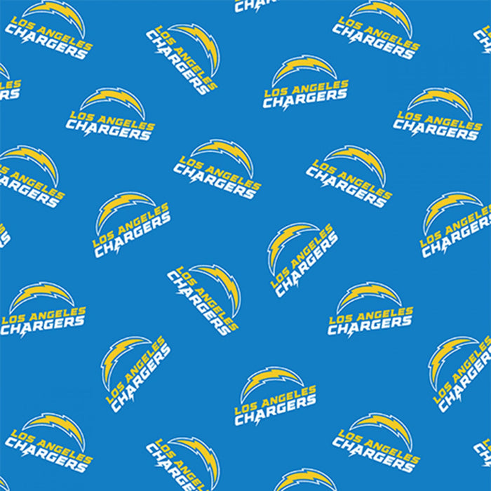 Los Angeles Chargers Licensed NFL Cotton Fabric