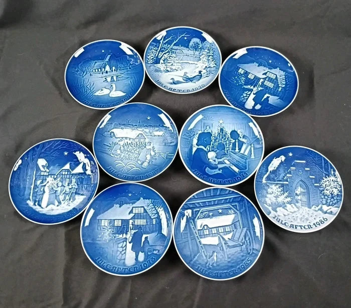 Lot Of 11 VTG Bing & Grondhal Christmas Plates