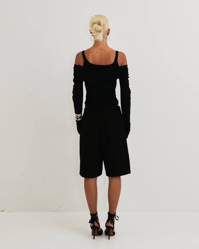 LS LAYERED TANK - BLACK