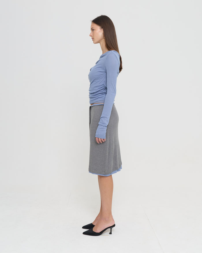 LS LAYERED TANK - DUSTY BLUE