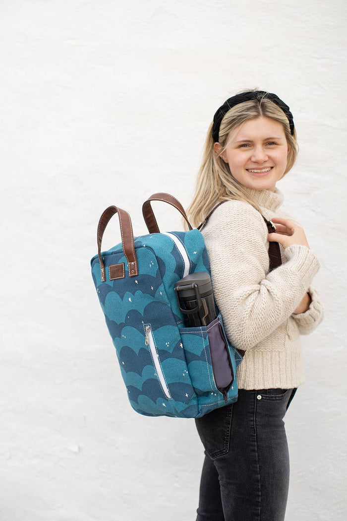 MAIKA - Zippered Backpack, Plaka