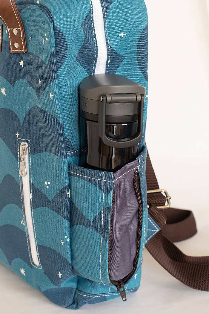 MAIKA - Zippered Backpack, Plaka
