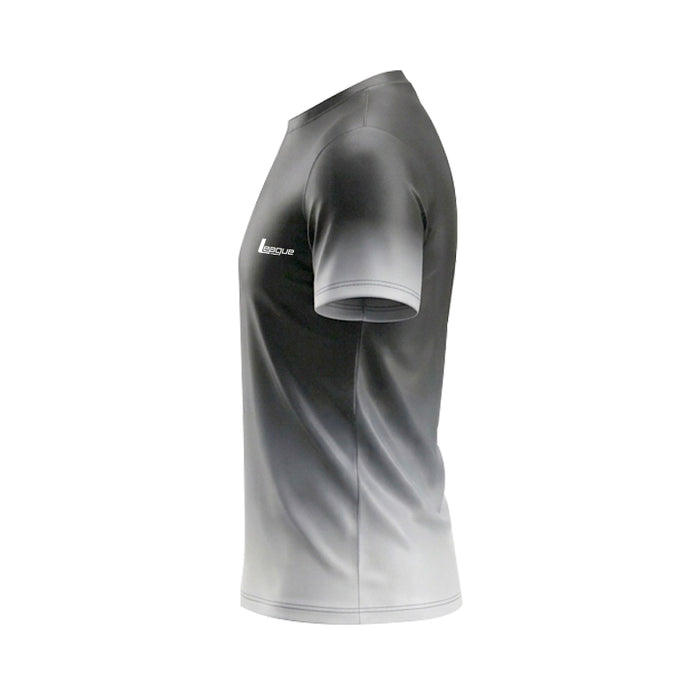 Malvin Dark Grey Running Jersey Pria