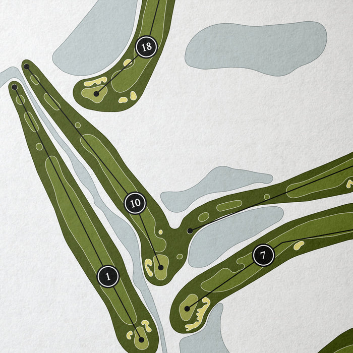 Mariner Sands Country Club - Gold Course | Golf Course Map | Close Up