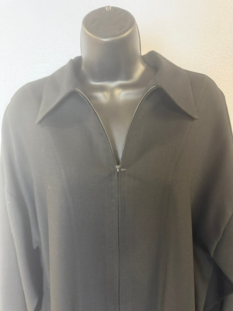 Mary DeAngelis 100% Wool Shacket Coat L