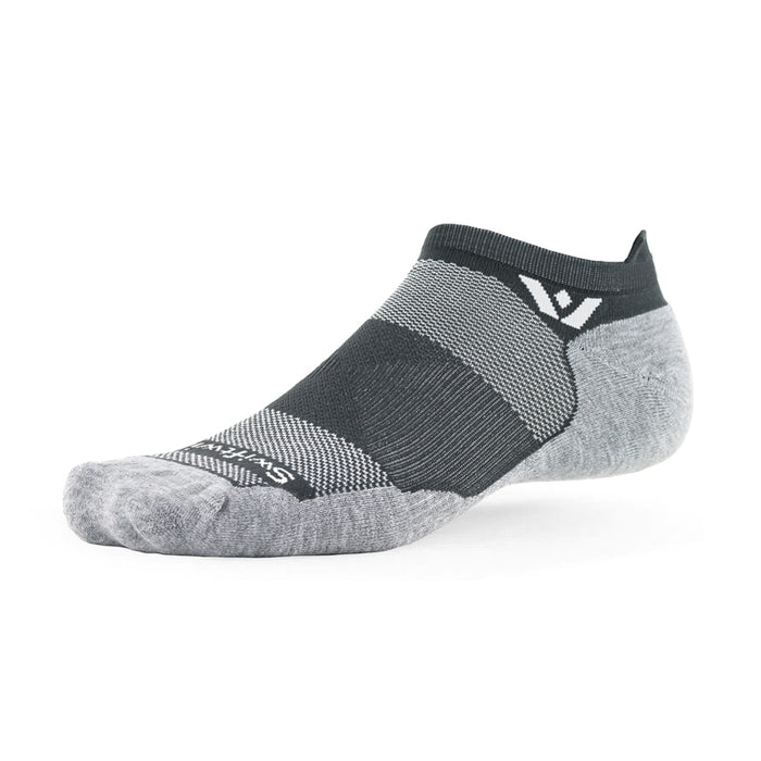 Gray no show sock