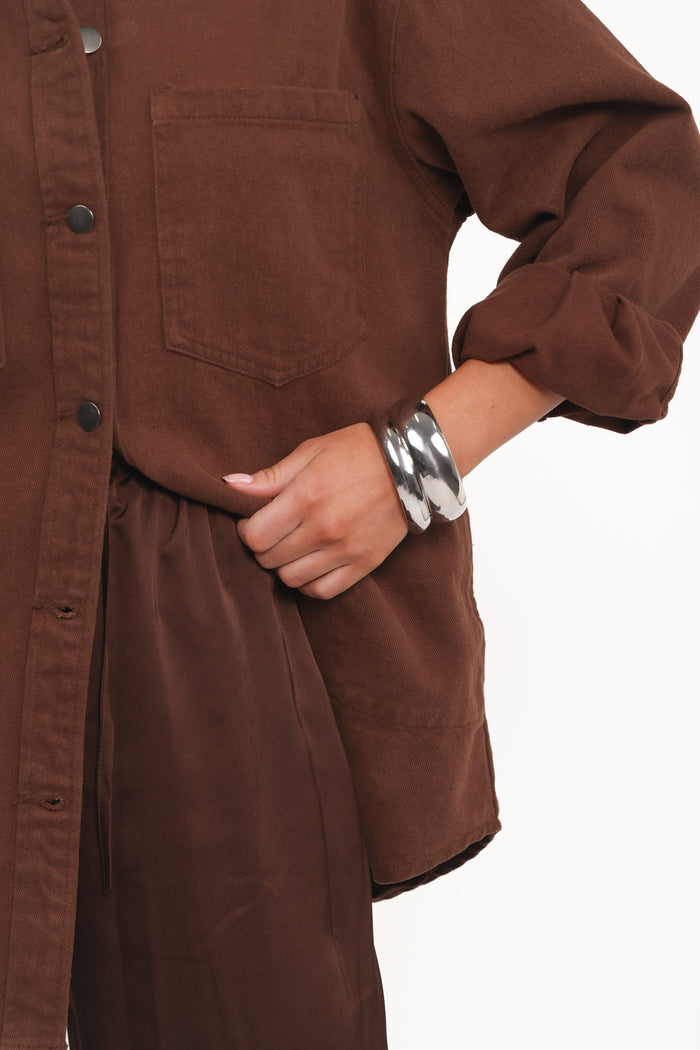 Petal and Pup USA ACCESSORIES Maya Bracelet Set - Silver One Size