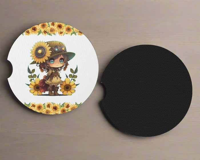 Mechanical Blooms | Car Coaster Set
