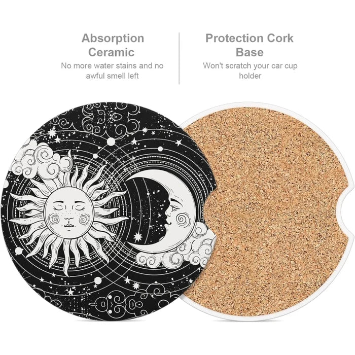 Mechanical Blooms | Car Coaster Set