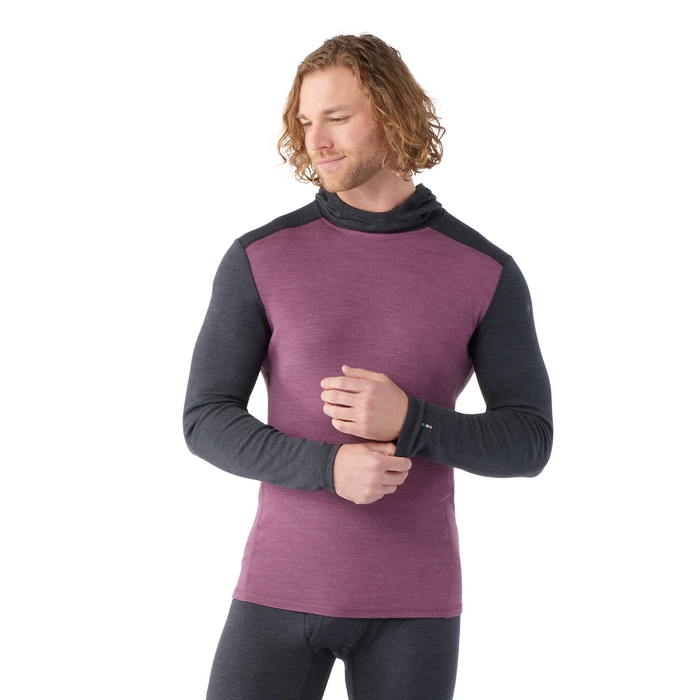 Charcoal-Argyle Purple / L