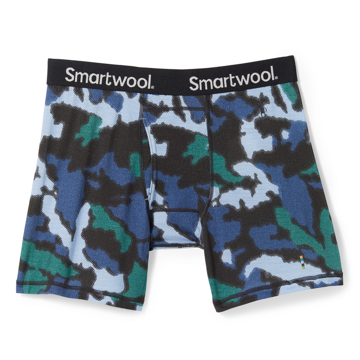 Mist Blue Blurred Camo Print / S