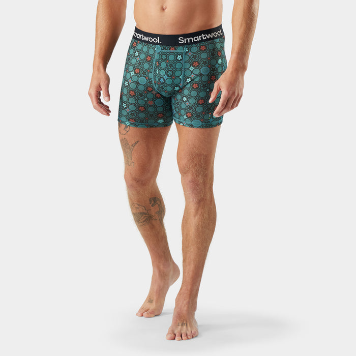 Dusty Teal Geo Floral / S