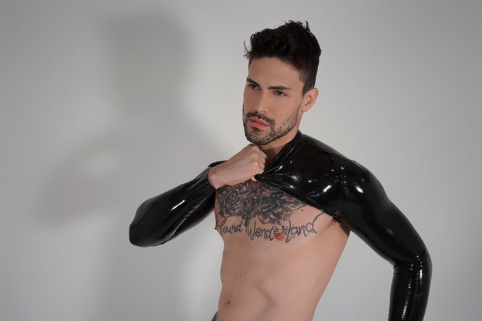 Mens Ultra Crop Jacket mens - Vex Inc. | Latex Clothing