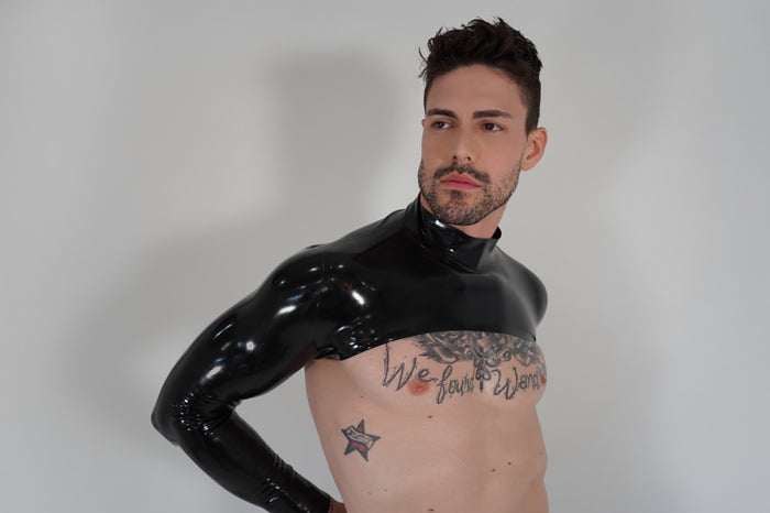 Mens Ultra Crop Jacket mens - Vex Inc. | Latex Clothing