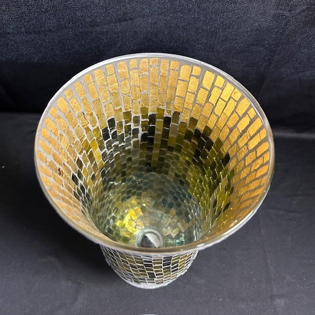 Mosaic Earth Tone Vase