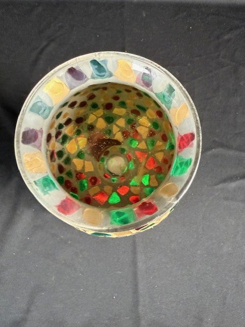 Mosaic Stained Glass Vase