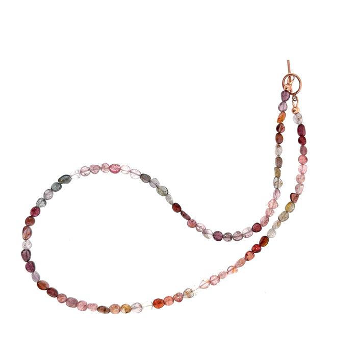 Multi-Sapphire Gemstone Beaded Necklace