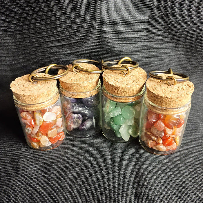 Multicolor Crystal Specimen Key Chains