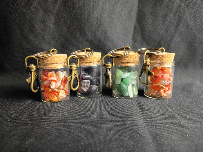 Multicolor Crystal Specimen Key Chains