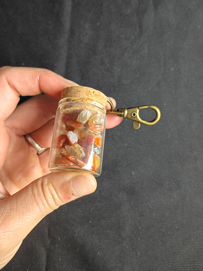Multicolor Crystal Specimen Key Chains