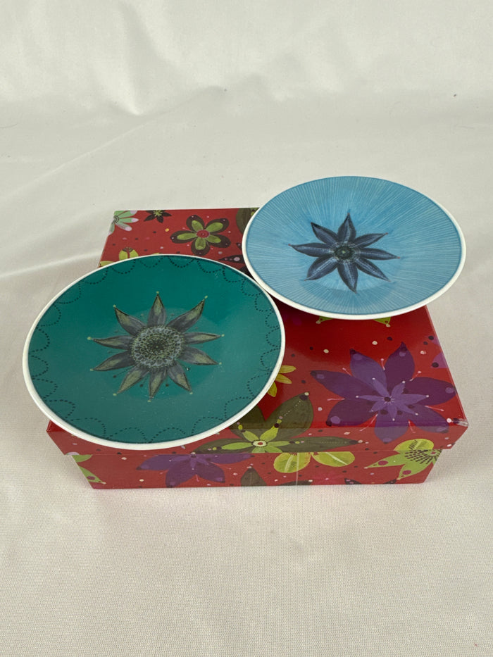 NIB Fragonard Demitasse Cups and Saucers