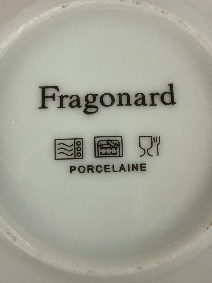 NIB Fragonard Demitasse Cups and Saucers