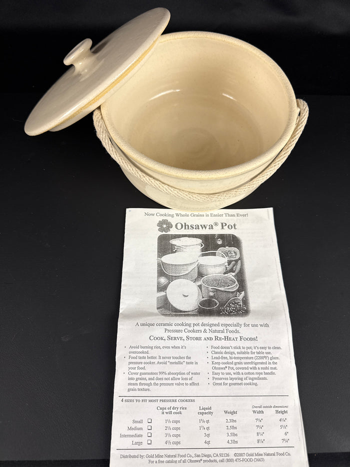 NIB Japanese Water (Ohsawa) Pot for cooking