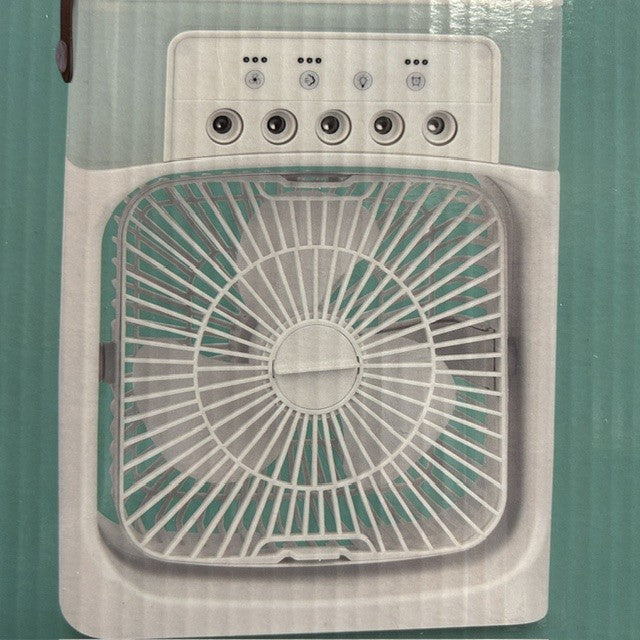 NIB Portable Mist Spray Fan with LED Light
