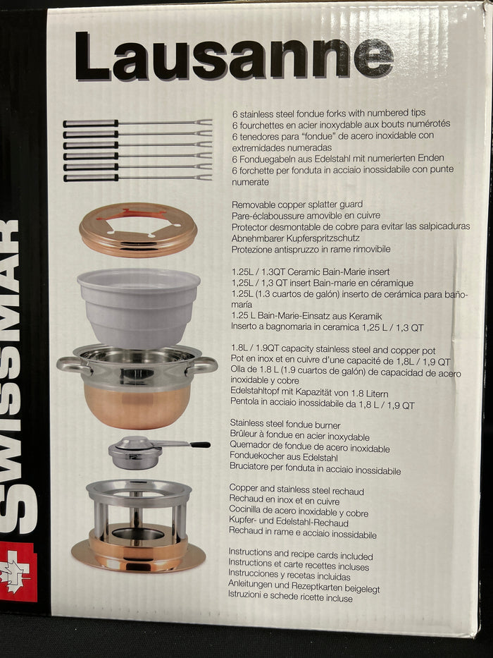 NIB Swissmar Lausanne 11 Piece Fondue Set